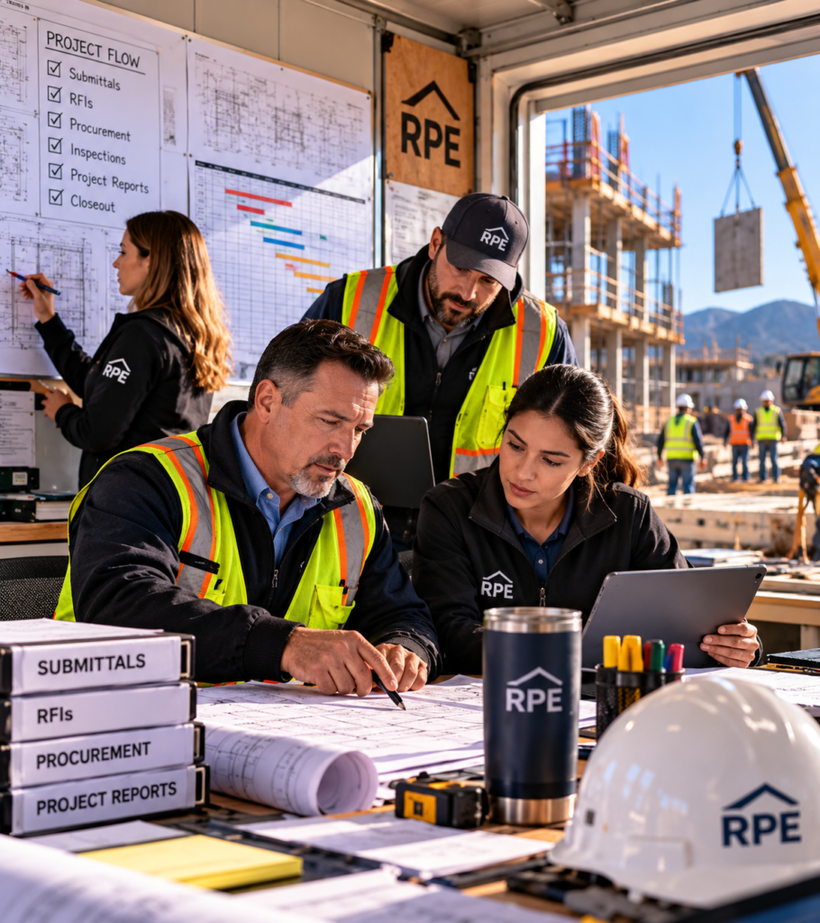 HOME 5 Construction Team Planning Onsite